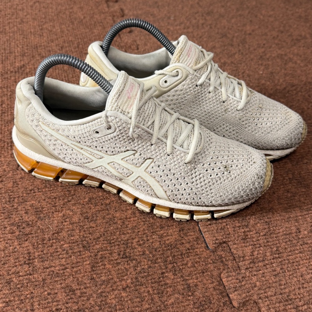 C- shoe yard Asics Gel-Quantum 360 Womens Running Shoes Cream Beige T890N Size 8